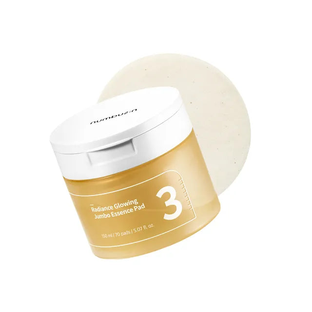 No.3 Radiance Glowing Jumbo Essence Pad - Compresses